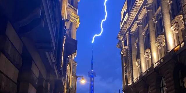 爱体育平台防雷解析上海东方明珠“接闪”
